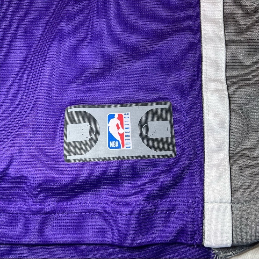 Sacramento Kings SAC Fanatics #5 Fox Basketball Jersey Youth Medium Purple - Picture 3 of 6